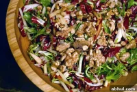 Radicchio, Frisée & Apple Salad with Lemon Dijon Dressing