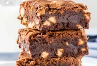 Fudgy Peanut Butter Swirl Brownies