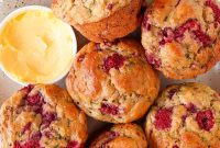 Banana Raspberry Muffins Recipe with Moist, Fruity Swirls