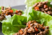 Turkey Lettuce Cups with Savory Herb Turkey Filling