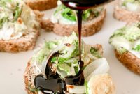 Caramelized Onion, Goat Cheese & Brussels Sprout Pizza Bites