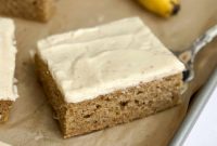 Brown Butter Banana Sheet Cake Recipe — Moist, Easy to Slice