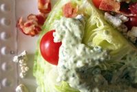 Green Goddess Wedge Salad with Creamy Herb Dressing
