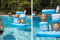 Inflatable Pool Game That Turns Water Play Into Angry Birds-Style Fun