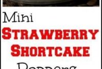 Mini Strawberry Shortcake Bites: Perfect Party Poppers