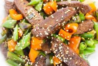 30-Minute Beef Stir-Fry with Garlic and Vegetables