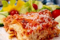 Creamy Pink Lasagna Recipe with Tomato-Béchamel Sauce