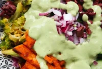Warm Roasted Vegetable Salad with Herbed Vinaigrette