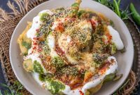 Crispy Palak Patta Chaat Recipe — Crunchy Spinach Leaf Chaat