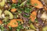 Instant Pot Lentil and Vegetable Soup — Flavorful Weeknight Meal