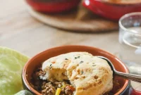 Shepherd’s Pie Topped with Buttermilk Gruyère Biscuits