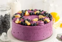 Gluten-Free Dairy-Free Lemon Blueberry Layer Cake Recipe