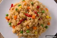 Subgum Fried Rice Recipe with Mixed Meats and Vegetables
