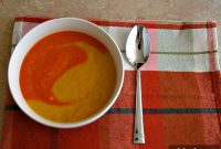 Creamy Roasted Red & Yellow Bell Pepper Soup for Summer Parties