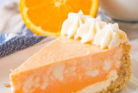 Orange Creamsicle Cheesecake Recipe—Light No-Bake Citrus Dessert