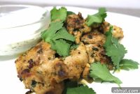 Keto Moroccan Chicken with Cilantro Yogurt Dip