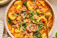 Slow Cooker Italian Sausage Tortellini Soup Recipe