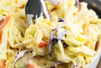Creamy One-Bowl Coleslaw Recipe for Quick Side Dish
