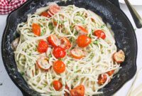Creamy Boursin Tomato Pasta Skillet Recipe