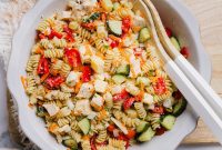 High-Protein Pasta Salad with Chickpeas and Fresh Herbs