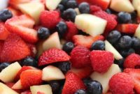 Patriotic Red, White & Blue Summer Fruit Salad Recipe