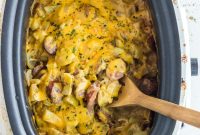 Smoked Sausage and Potato Casserole (Slow Cooker Recipe)