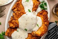 Crispy Chicken-Fried Chicken with Classic White Gravy