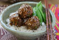 Asian-Style Pineapple Soy Glazed Meatballs