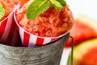 Refreshing Watermelon Granita Recipe — Summer Frozen Dessert