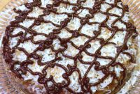 Rich German Chocolate Cheesecake with Coconut-Pecan Topping