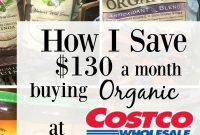 How I Cut Grocery Costs $130/Month While Buying Organic at Costco