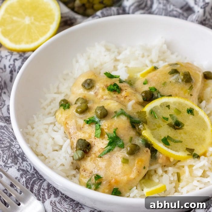 Homemade Instant Pot Chicken Piccata