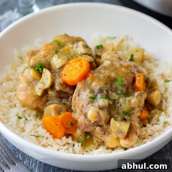 Best Instant Pot Chicken Chasseur