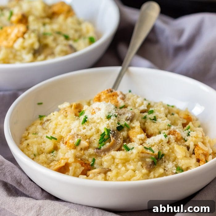 Homemade Instant Pot Chicken Risotto