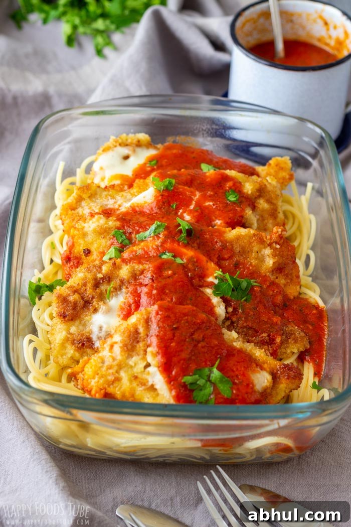 Breaded Chicken Parmesan made in Instant Pot Electric Pressure Cooker