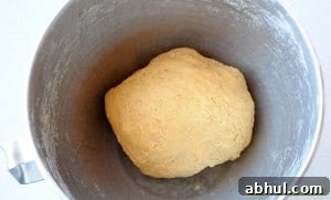 doughnut dough in bowl.