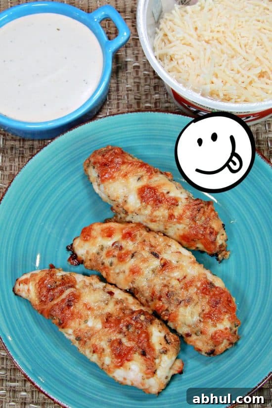 Baked Chicken Tenders take only 30 minutes to make using only 4 ingredients.