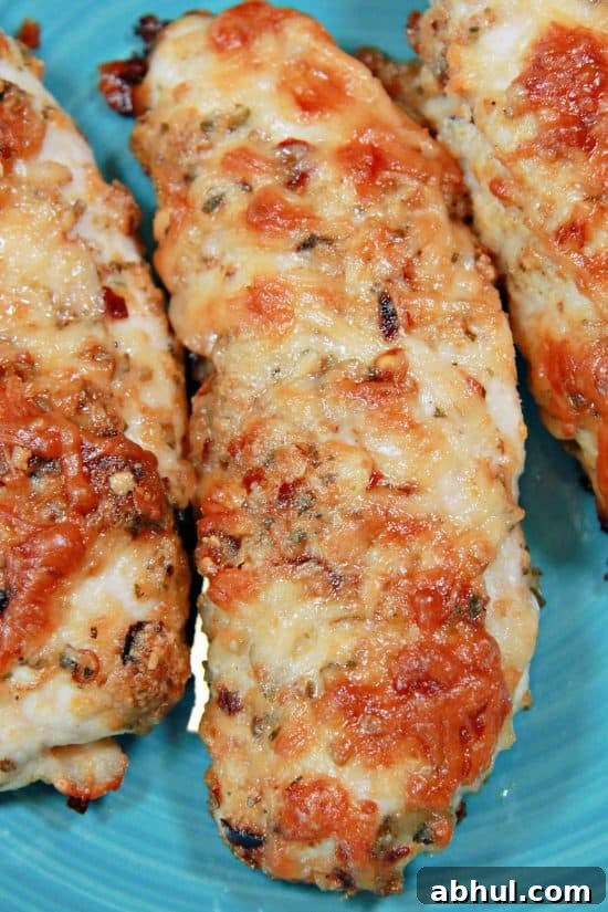 Baked Chicken Tenders Is moist on the inside with a delicious outer coating of butter, Parmesan cheese, and Ranch seasoning.