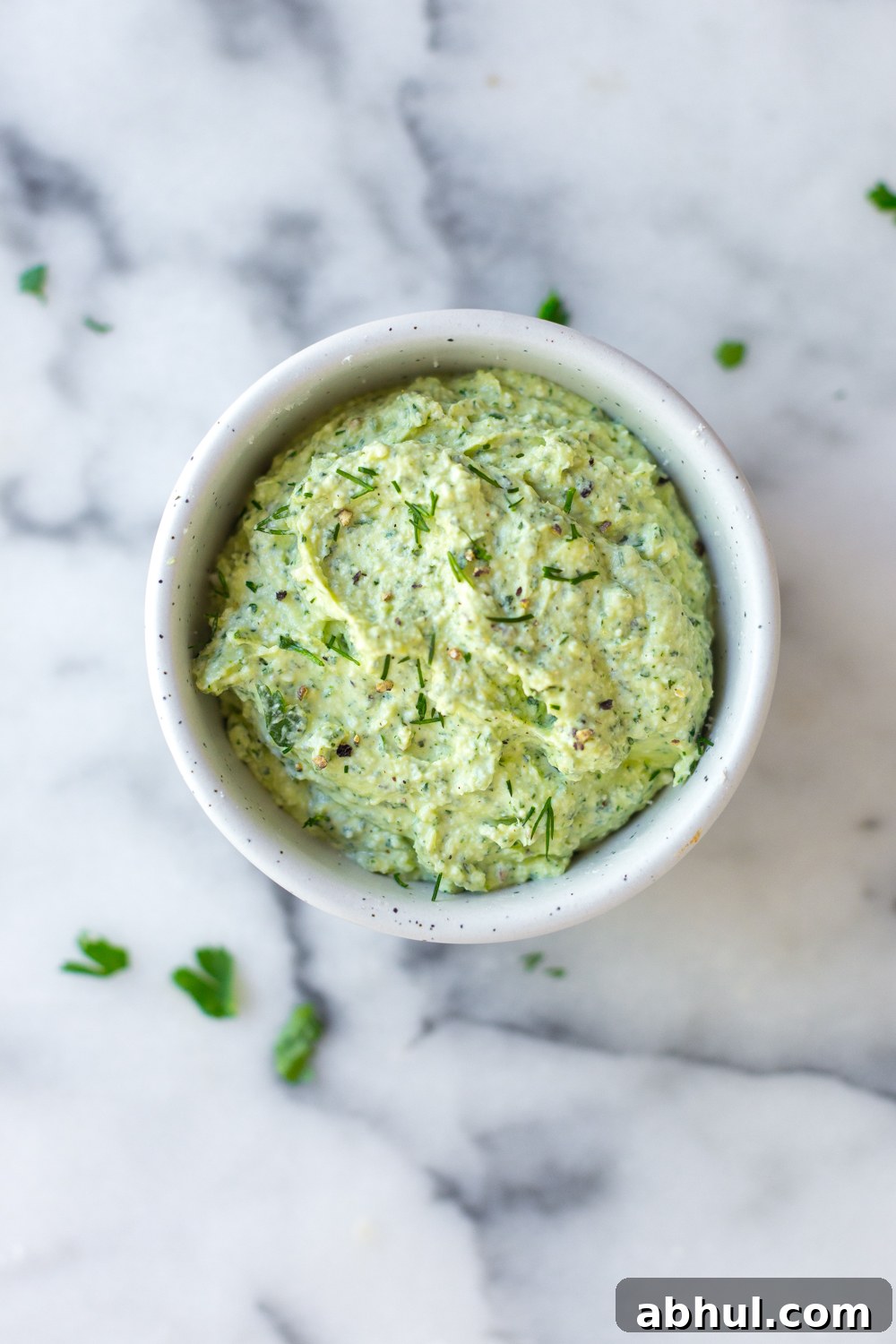 Herby Feta Galette filling sauce