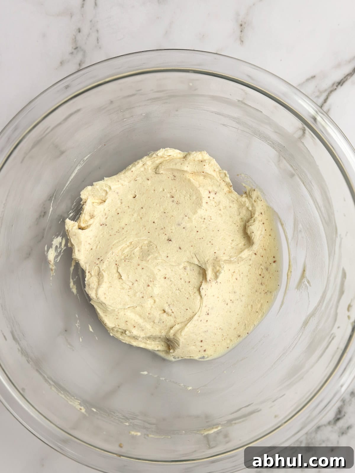 cream cheese and brown butter mixed together.