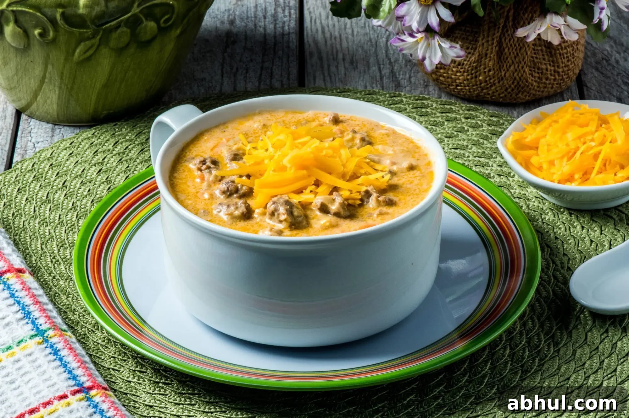 Cheeseburger Soup thumbnail
