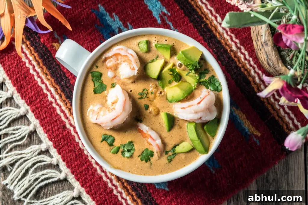 Shrimp Stock with Avocado