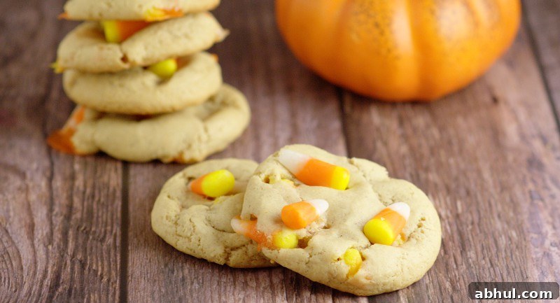 Peanut Butter Candy Corn Cookies