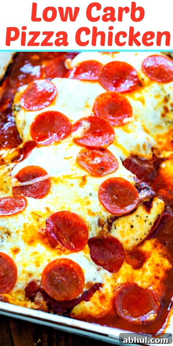 Low Carb Pizza Chicken