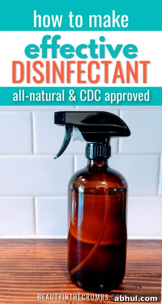 diy disinfecting spray recipe