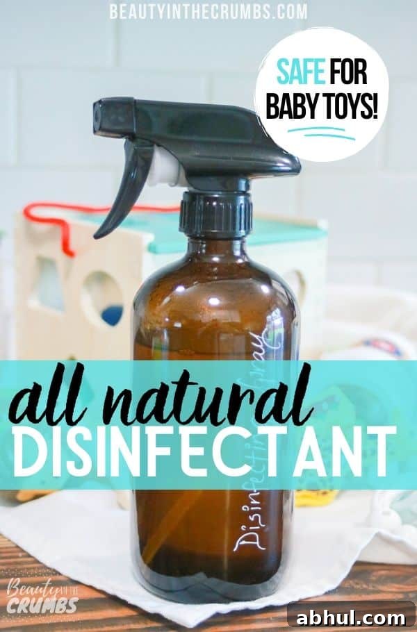 DIY Disinfectant that is all natural, non toxic, cheap, and works like Lysol