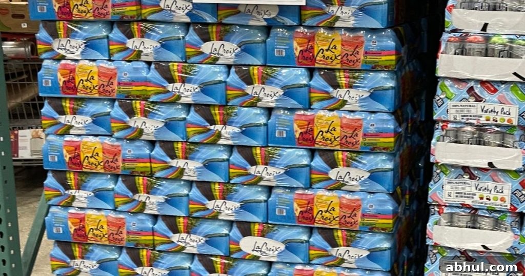Beverage and snack deals at Costco