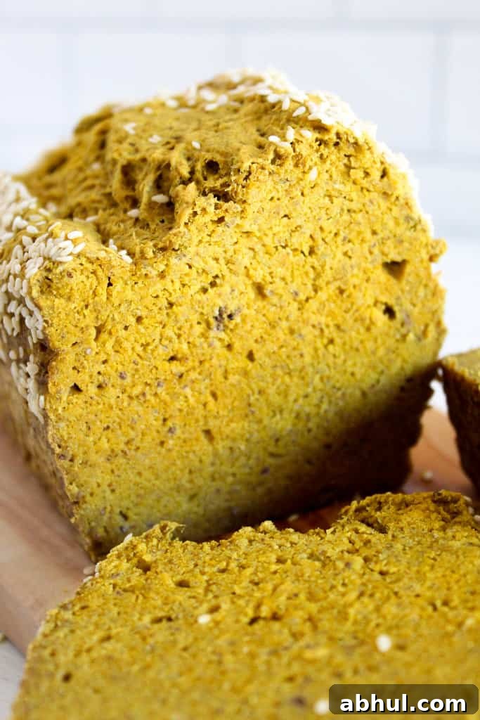inside of a loaf of chia seed bread.