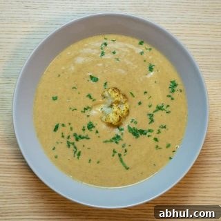 Cream-Free Vegan Roasted Cauliflower Soup Recipe 9 Cauliflower Soup Without Cream