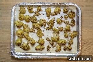 Cream-Free Vegan Roasted Cauliflower Soup Recipe 10 Roasting the cauliflower